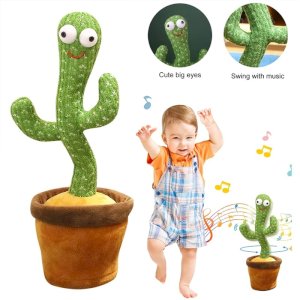 Dancing Cactus Plush Funny Electronic Shaking Playing Toy